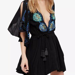 Cora Embroidered Mini Dress | Free People